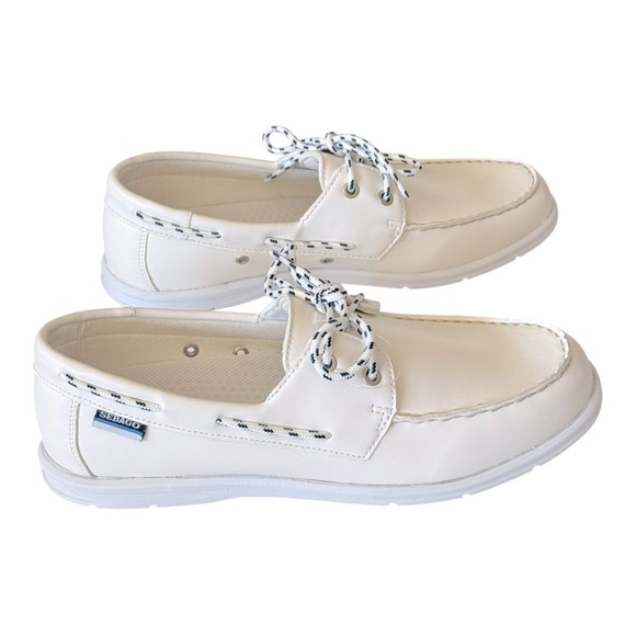 SEBAGO Marine Women’s Jackman Lightweight Boat Shoe White Size 10.5 - Picture 3 of 7